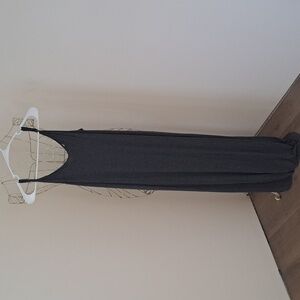 Soft Gray Maxi Sundress, Size Small.
